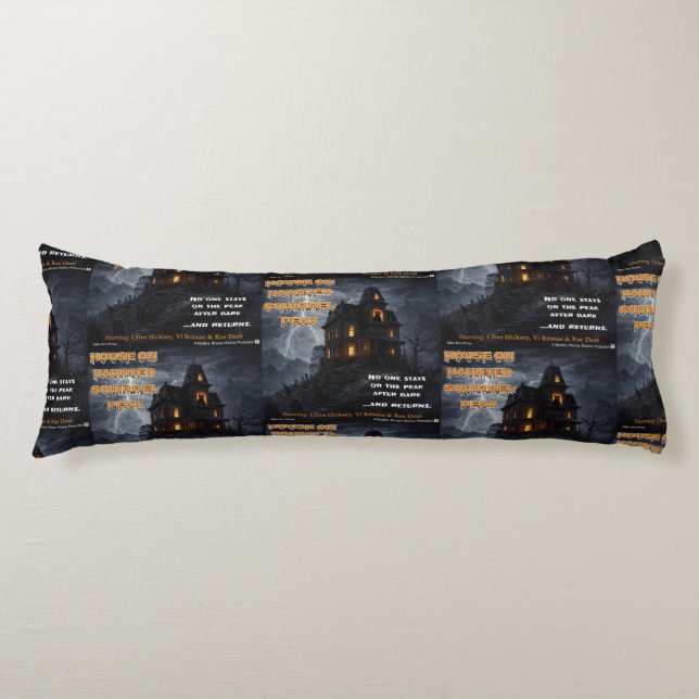 Haunted Squirrel Peak Parody Body Cushion (Front)