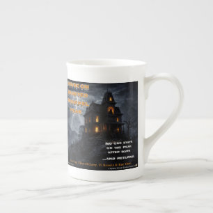 Haunted Squirrel Peak Parody Bone China Mug