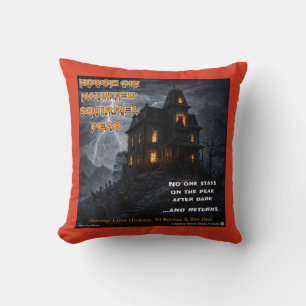 Haunted Squirrel Peak Parody Cushion