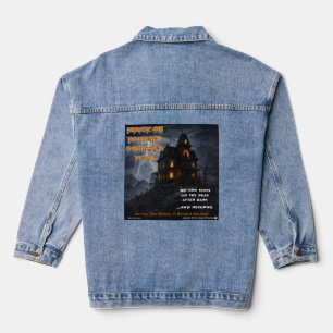 Haunted Squirrel Peak Parody Denim Jacket