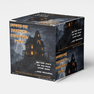 Haunted Squirrel Peak Parody Favour Box