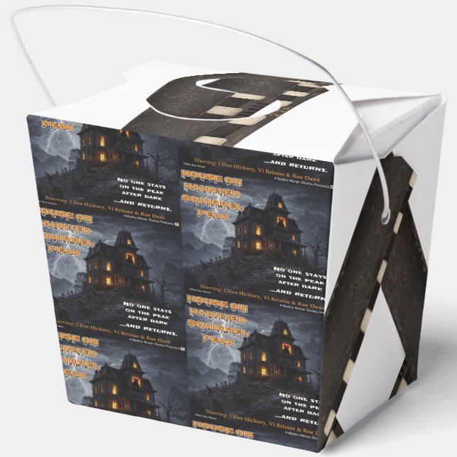Haunted Squirrel Peak Parody Favour Box (Back)