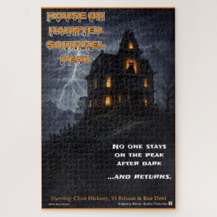 Haunted Squirrel Peak Parody Jigsaw Puzzle