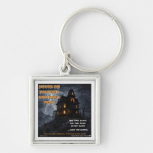 Haunted Squirrel Peak Parody Key Ring