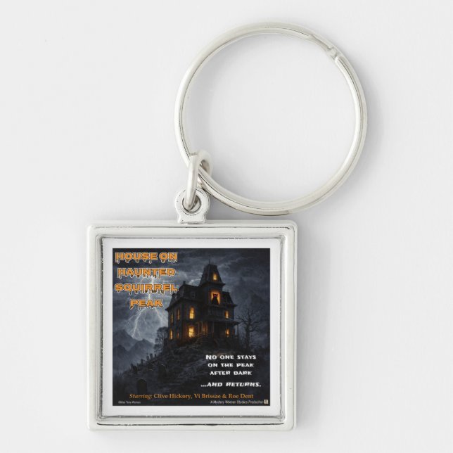 Haunted Squirrel Peak Parody Key Ring (Front)