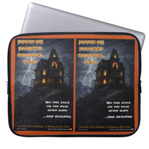 Haunted Squirrel Peak Parody Laptop Sleeve