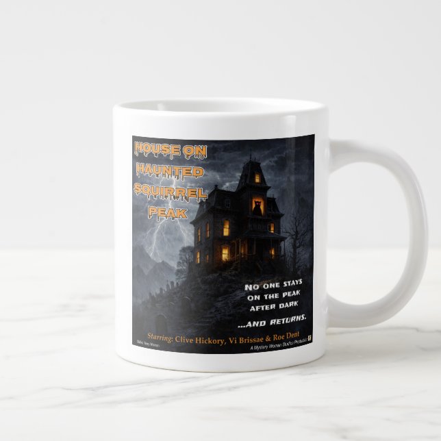 Haunted Squirrel Peak Parody Large Coffee Mug (Right)