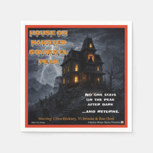 Haunted Squirrel Peak Parody Napkin