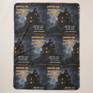 Haunted Squirrel Peak Parody Sherpa Blanket