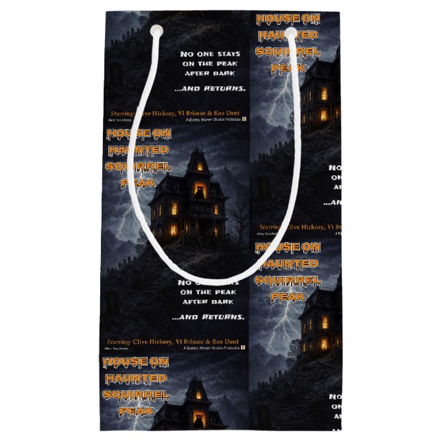 Haunted Squirrel Peak Parody Small Gift Bag (Front)