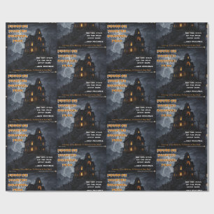 Haunted Squirrel Peak Parody Wrapping Paper