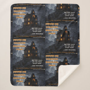 Haunted Squirrel Peak Sherpa Blanket