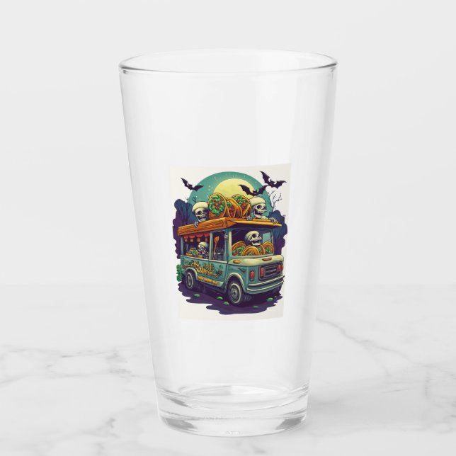  Haunted Taco Truck Glass (Front)