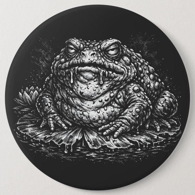Haunted Toad Sigil by BurnsInHell 6 Cm Round Badge (Front)