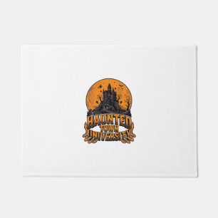 Haunted Town University Vintage Halloween Shirt Doormat