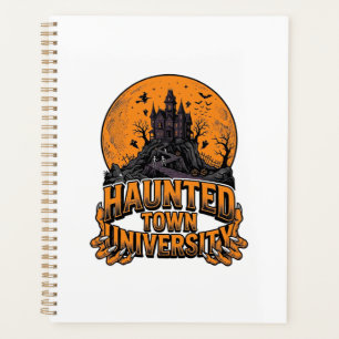Haunted Town University Vintage Halloween Shirt Planner