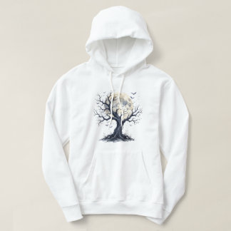 Haunted Tree Under the Full Moon Hoodie