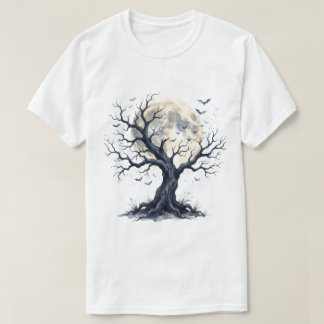 Haunted Tree Under the Full Moon T-Shirt