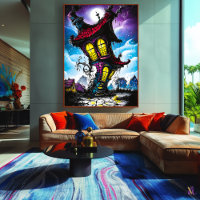 Haunted Twisted House – Gothic Fantasy Art