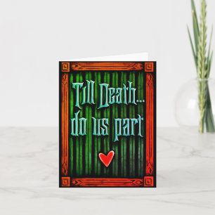 Haunted Valentine Card