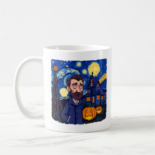 Haunted Van Gogh Scene – Gothic Starry Halloween N Coffee Mug