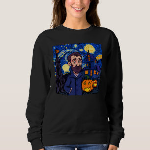 Haunted Van Gogh Scene – Gothic Starry Halloween N Sweatshirt