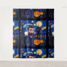 Haunted Van Gogh Scene – Gothic Starry Halloween N