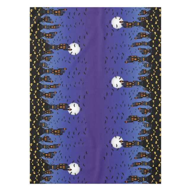 Haunted Village Tablecloth (Front)