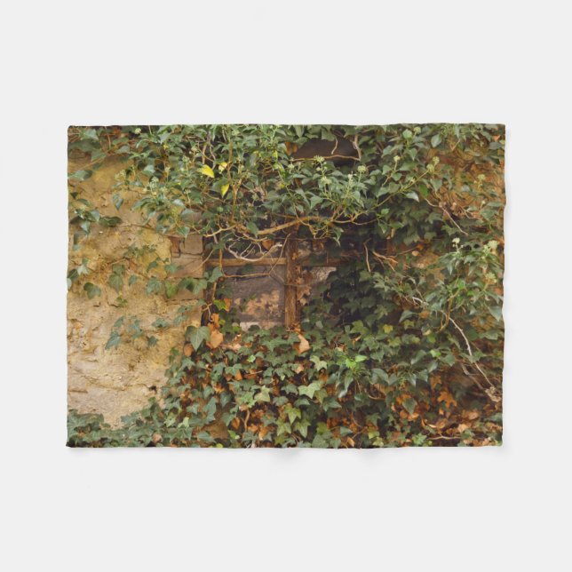 Haunted window       fleece blanket (Front (Horizontal))