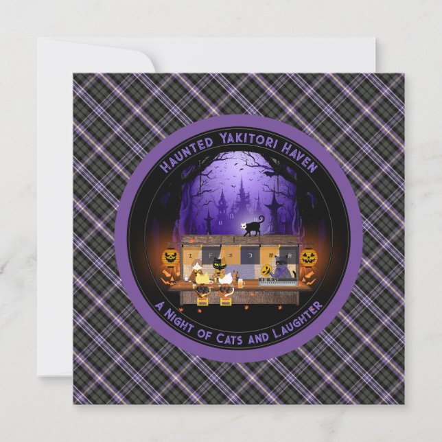 Haunted Yakitori Haven Invitation (Front)