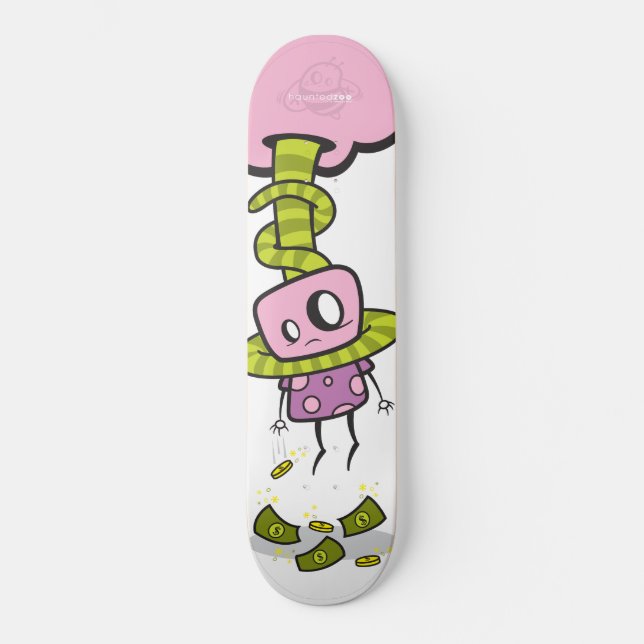 Haunted Zoo "Live2Work Skateboard (Front)