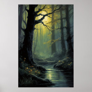 Haunting Beauty of an Ancient Swamp Poster