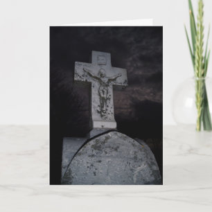 "Haunting Crucifix" Hallowe’en Card
