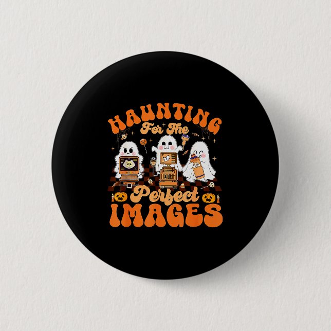 Haunting For The Perfect Images Medical Ultrasound 6 Cm Round Badge (Front)