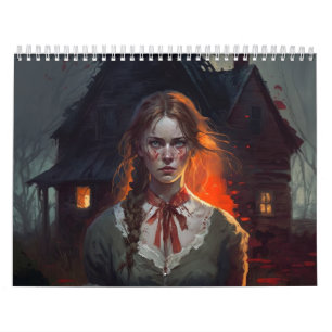 Haunting house calendar