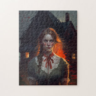 Haunting house jigsaw puzzle