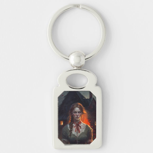 Haunting house key ring (Front)