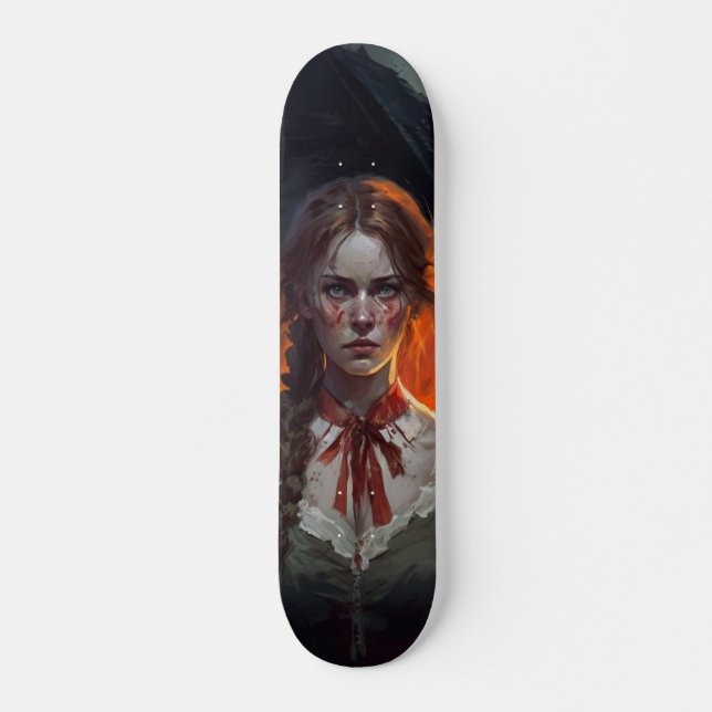 Haunting house skateboard (Front)