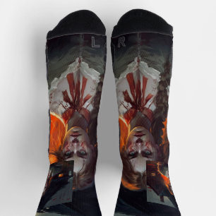 Haunting house socks