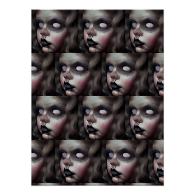 Haunting Matilda dark art poster (Front)