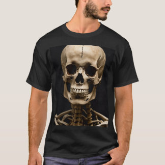 Haunting Monster Face Skeleton T-Shirt