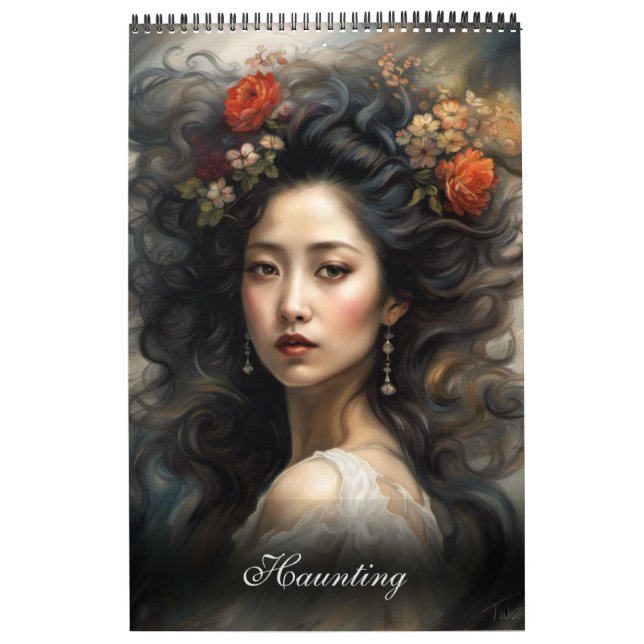 Haunting Portraits by Ivy and Bat Art Calendar (Cover)