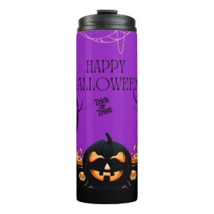 Haunting Pumpkin Halloween Thermal Tumbler