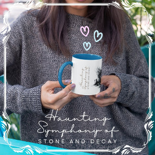 Haunting Symphony of Stone and Decay Coffee Mug