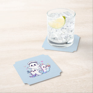 Haunting the High Seas! Paper Coaster