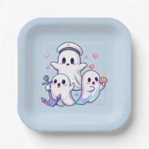 Haunting the High Seas! Paper Plate
