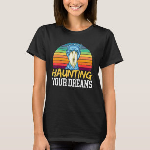 Haunting Your Dreams Shoebill Stork Bird Whalehead T-Shirt