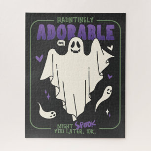 Hauntingly Adorable Funny Halloween Sayings Jigsaw Puzzle