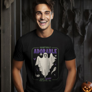 Hauntingly Adorable Funny Halloween Sayings T-Shirt
