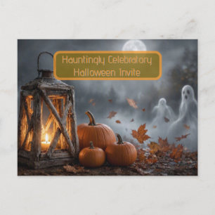 Hauntingly Celebratory Halloween Party Invite Post